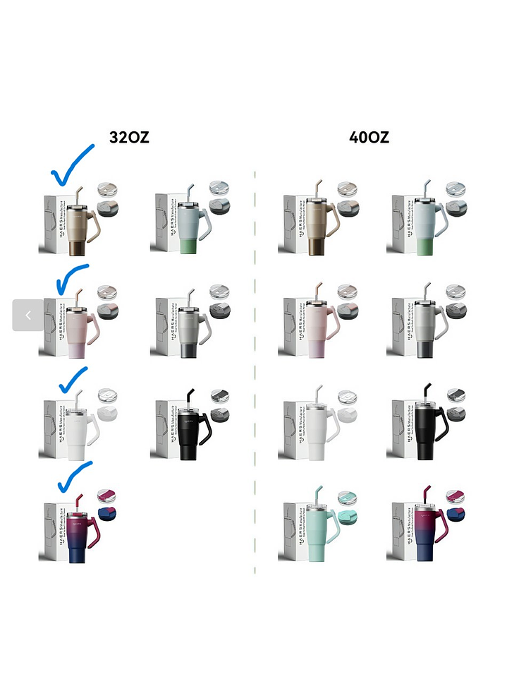 Vaso térmico 40 oz, multicolor 2