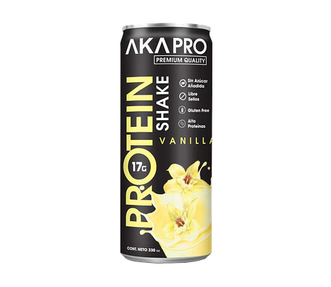 Proteína AkaPro Vainilla | Display 12 Unidades 330 cc