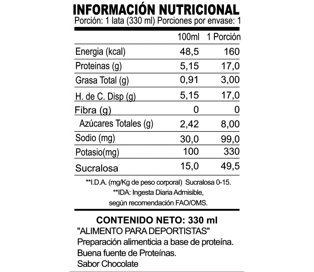 Proteína AkaPro Chocolate | Display 12 Unidades 330 cc 2