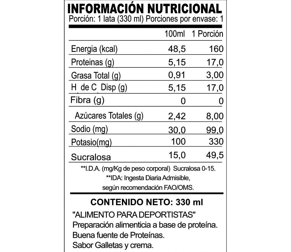 Display 12 unidades de Proteina AkaPro Cookies and cream 2