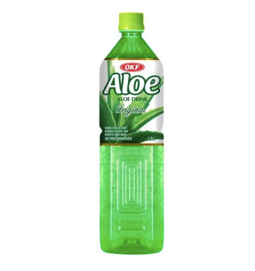 12 botellas de Aloe vera drink 1500ml OKF 1