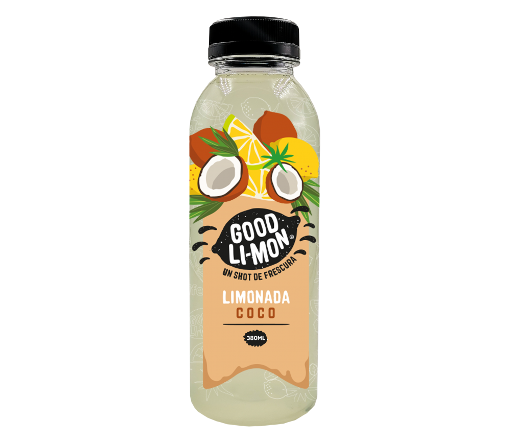 12 botellas de Good Limon coco 380ml 1