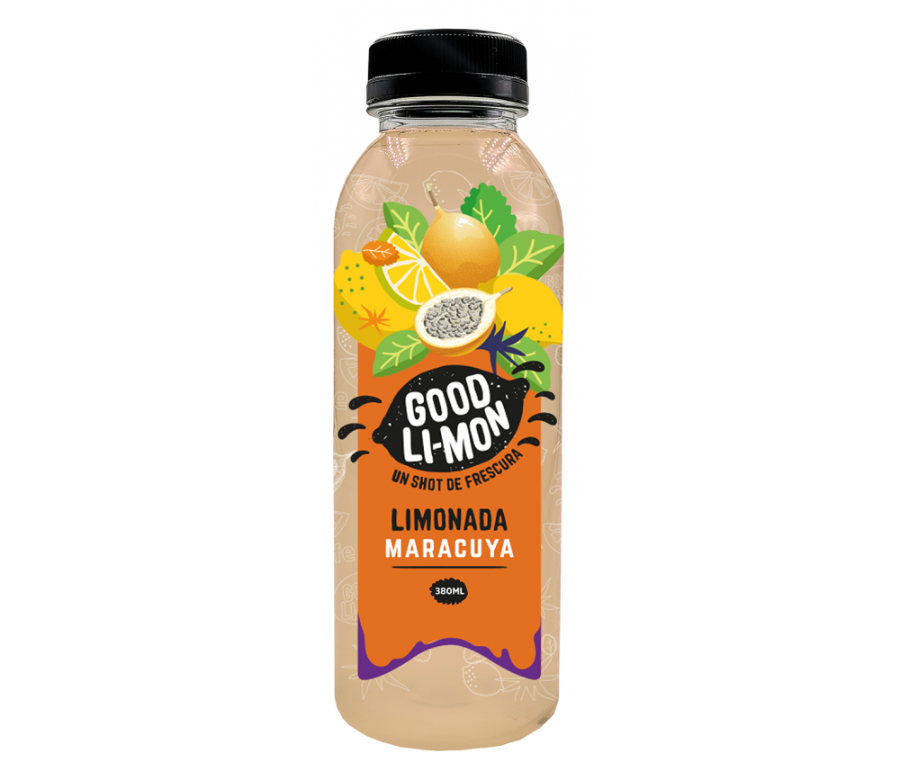 12 botellas de Good Limon Maracuya 380ml 1