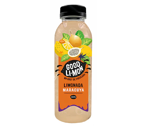 12 botellas de Good Limon Maracuya 380ml