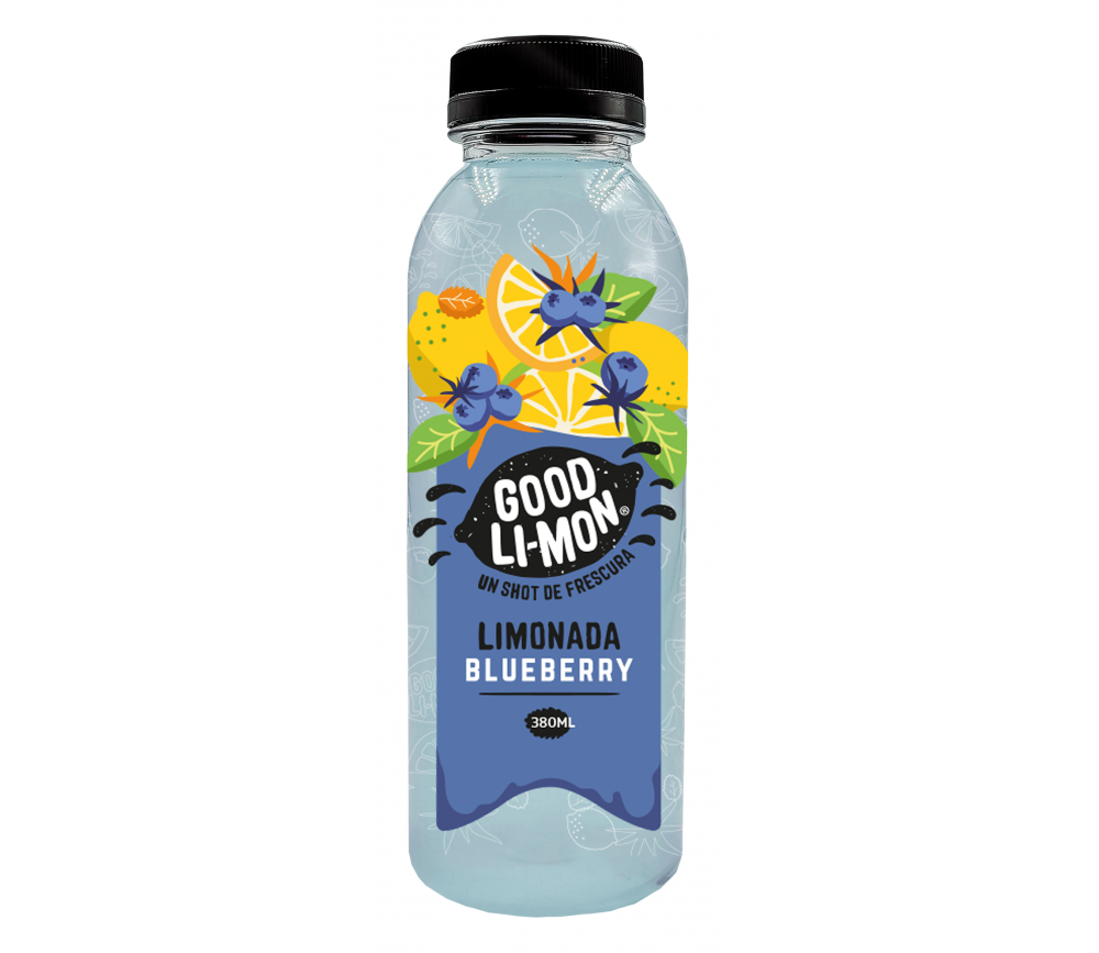 12 botellas de Good Limon Blueberry 380ml 1