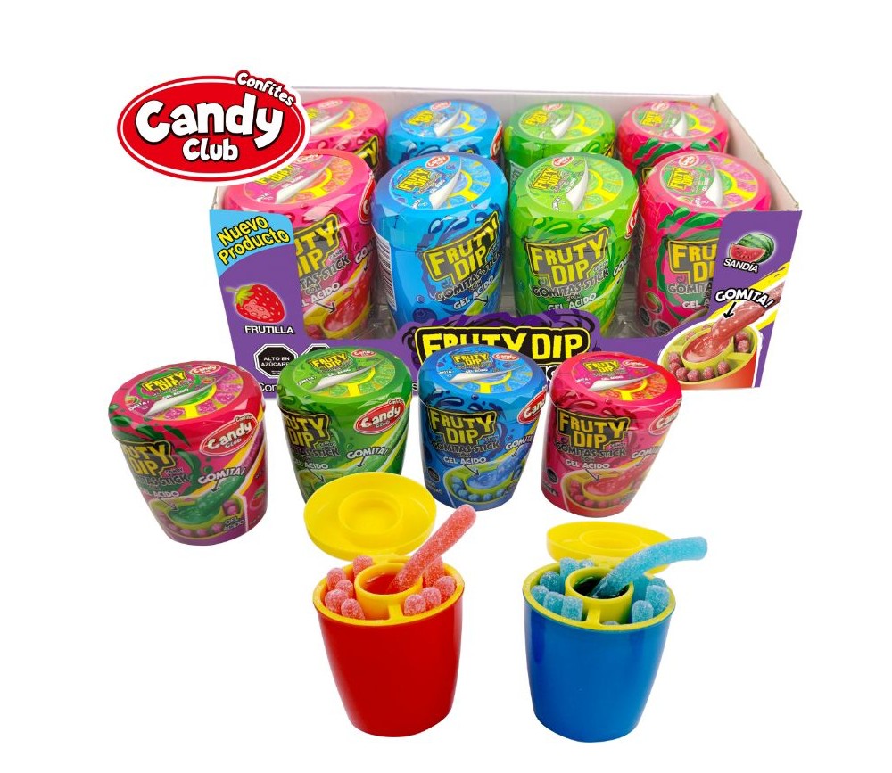Gomitas con gel ácido FrutyDip 1