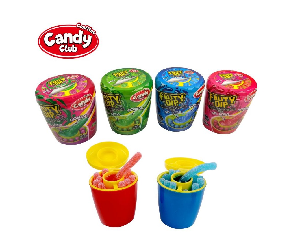 Gomitas con gel ácido FrutyDip 2