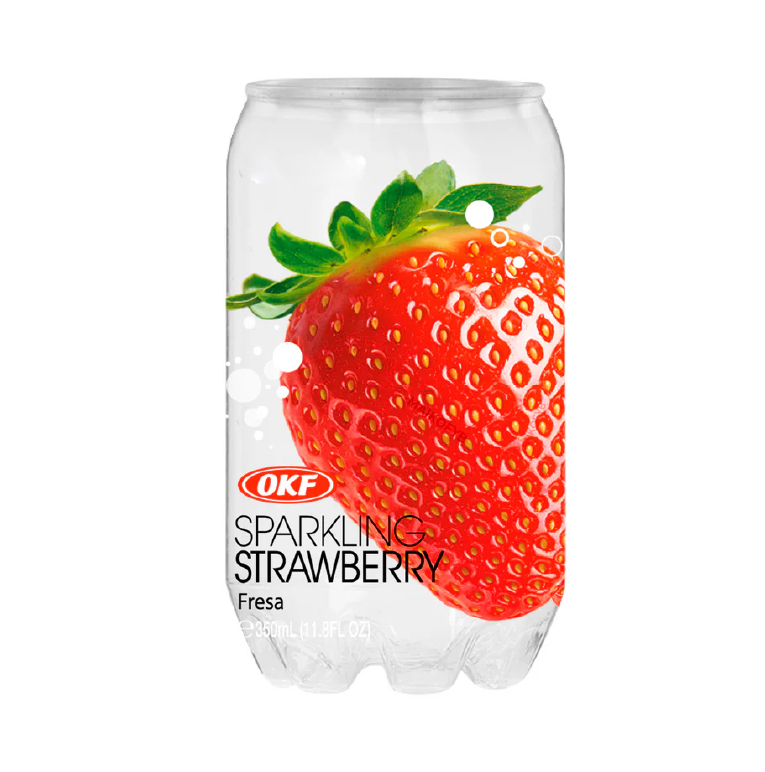 24 latas de water sparkling frutilla 350ml 1