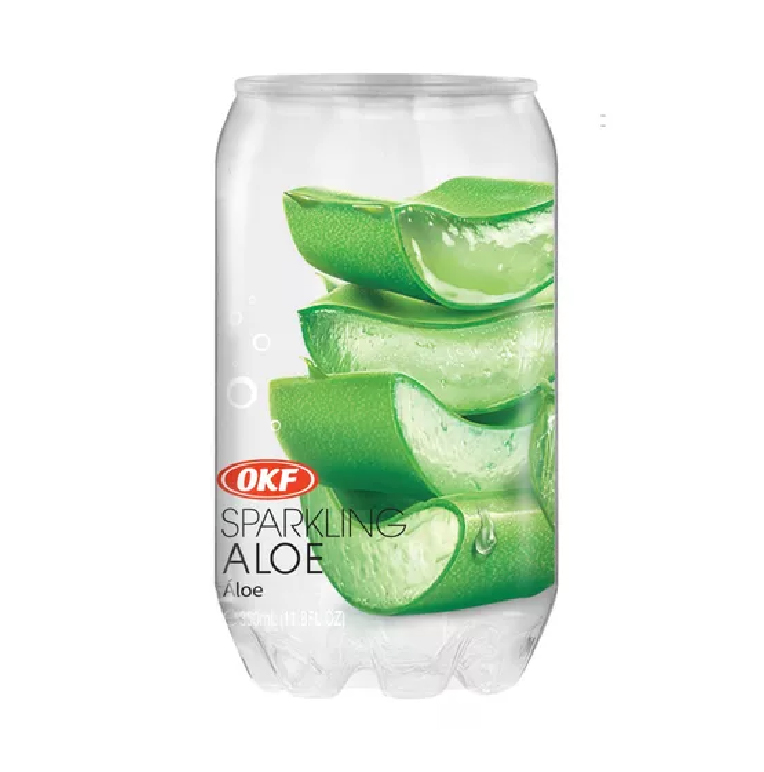 24 latas de water sparkling Aloe 350ml 1