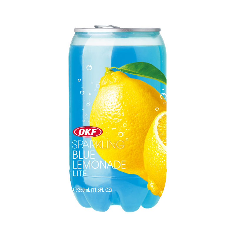 24 latas de water sparkling blue lemonade 350ml 1
