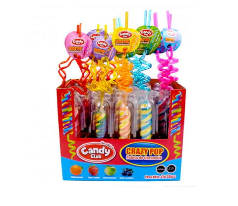 Paleta de caramelo Crazy Pop 20un