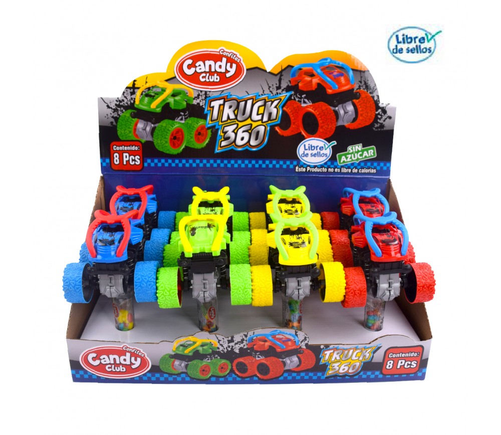 Juguete Truck 360 – Display de 8 Unidades 1