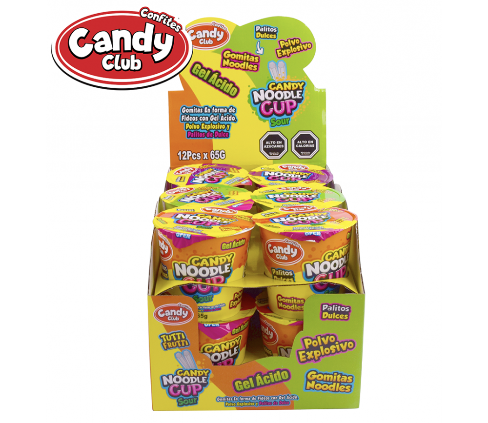 Candy Noodle Cup display 12 unidades 1