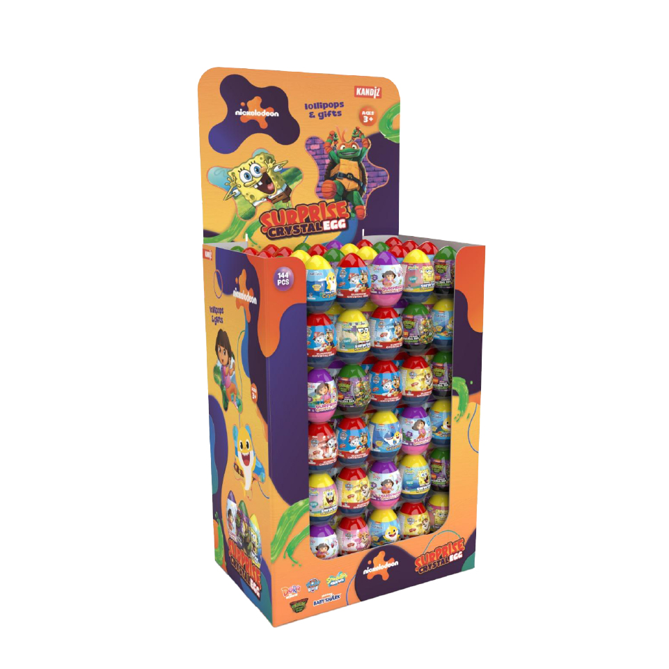 Exhibidor Nickelodeon Sorpresa – 144 Unidades 1