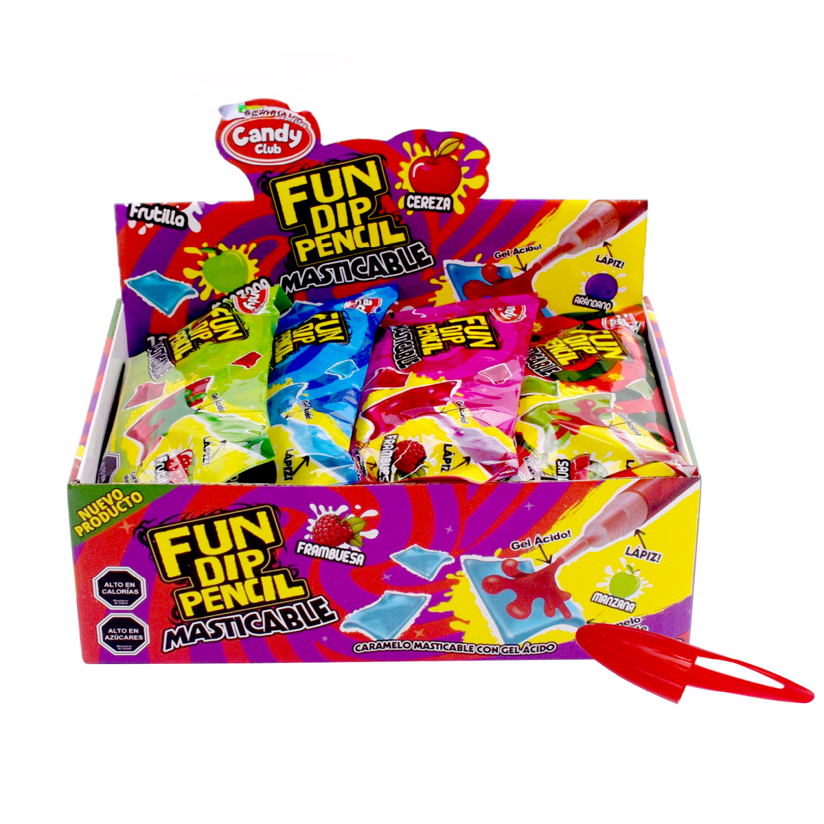 Fun Dip Pencil Masticable 1