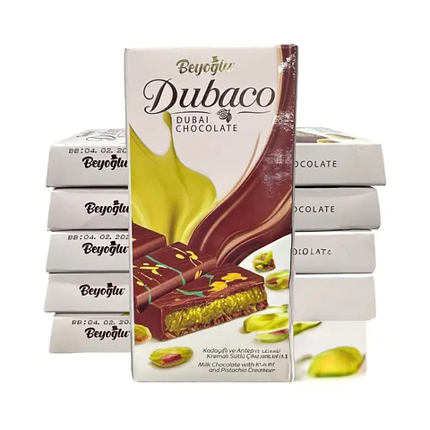 Chocolate Dubai Premium 95 g | Unidad y Display