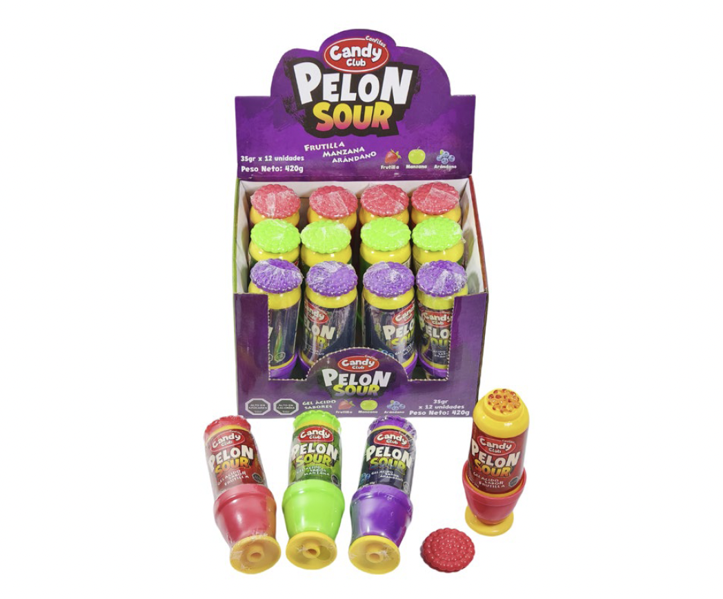 PELON SOUR – GEL ÁCIDO SABOR A FRUTAS 1
