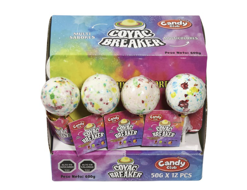 COYAC BREAKER – CARAMELO MULTISABORES A FRUTA Display 12 Unidades 1