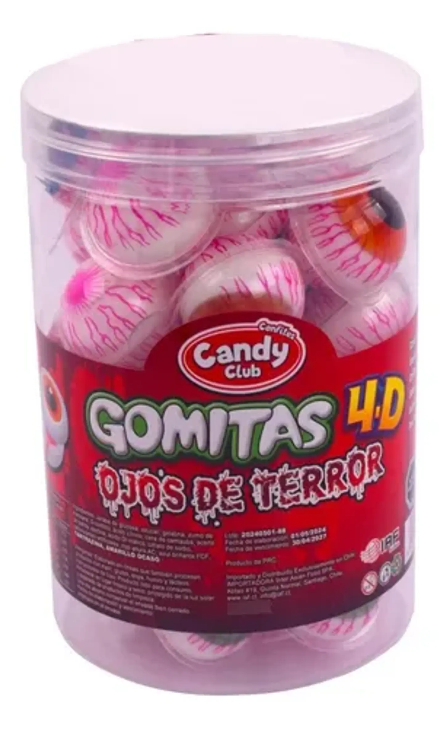 GOMITAS OJOS DE TERROR 4D 2