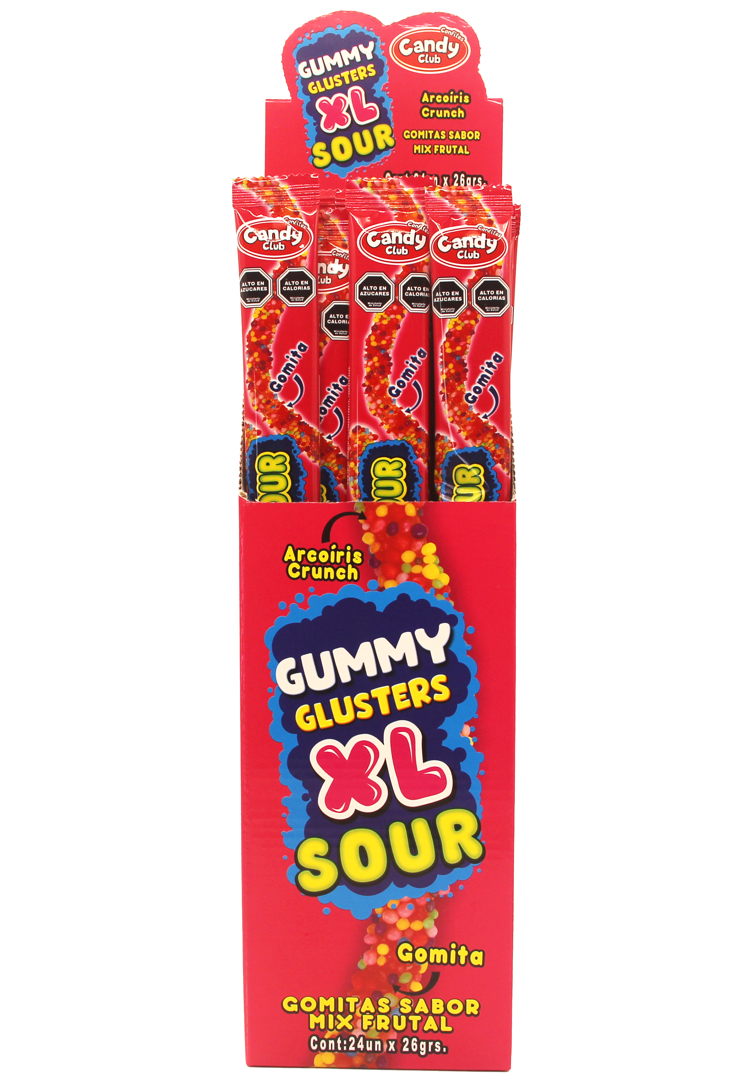 GUMMY GLUSTER XL SOUR 24 UND 1