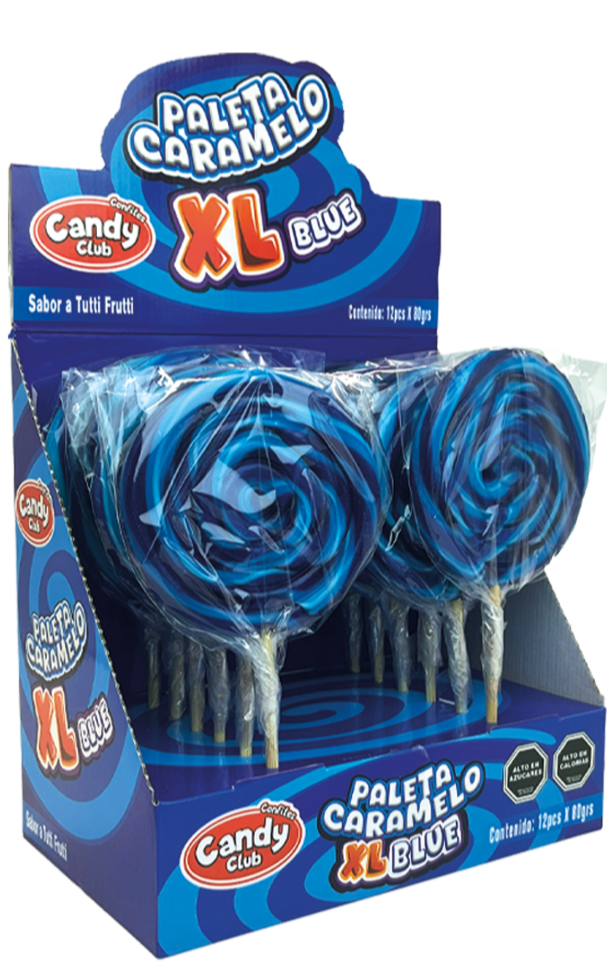 DULCE ARCOIRIS LOLLIPOP PALETA BLUE 1