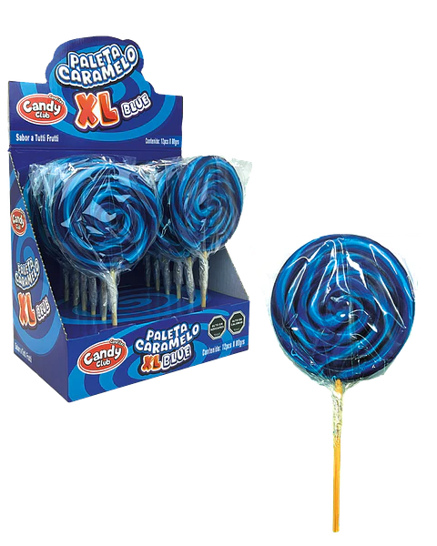 DULCE ARCOIRIS LOLLIPOP PALETA BLUE