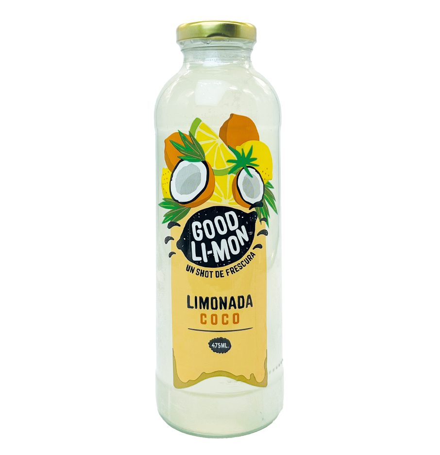 12 botellas de Good Limon coco 475ml 1