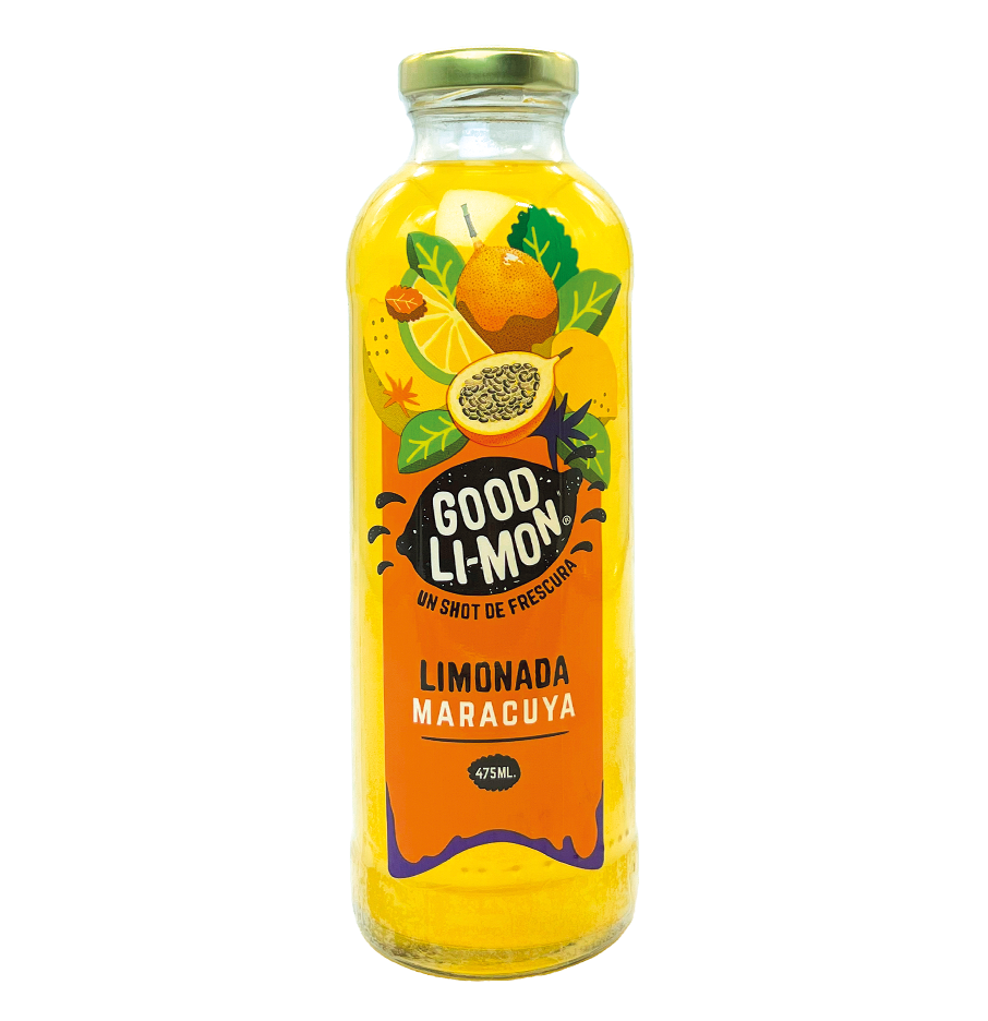 12 botellas de Good Limon maracuya 475ml 1