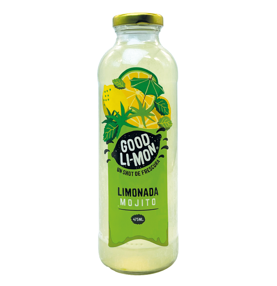 12 botellas de Good Limon mojito 475ml 1