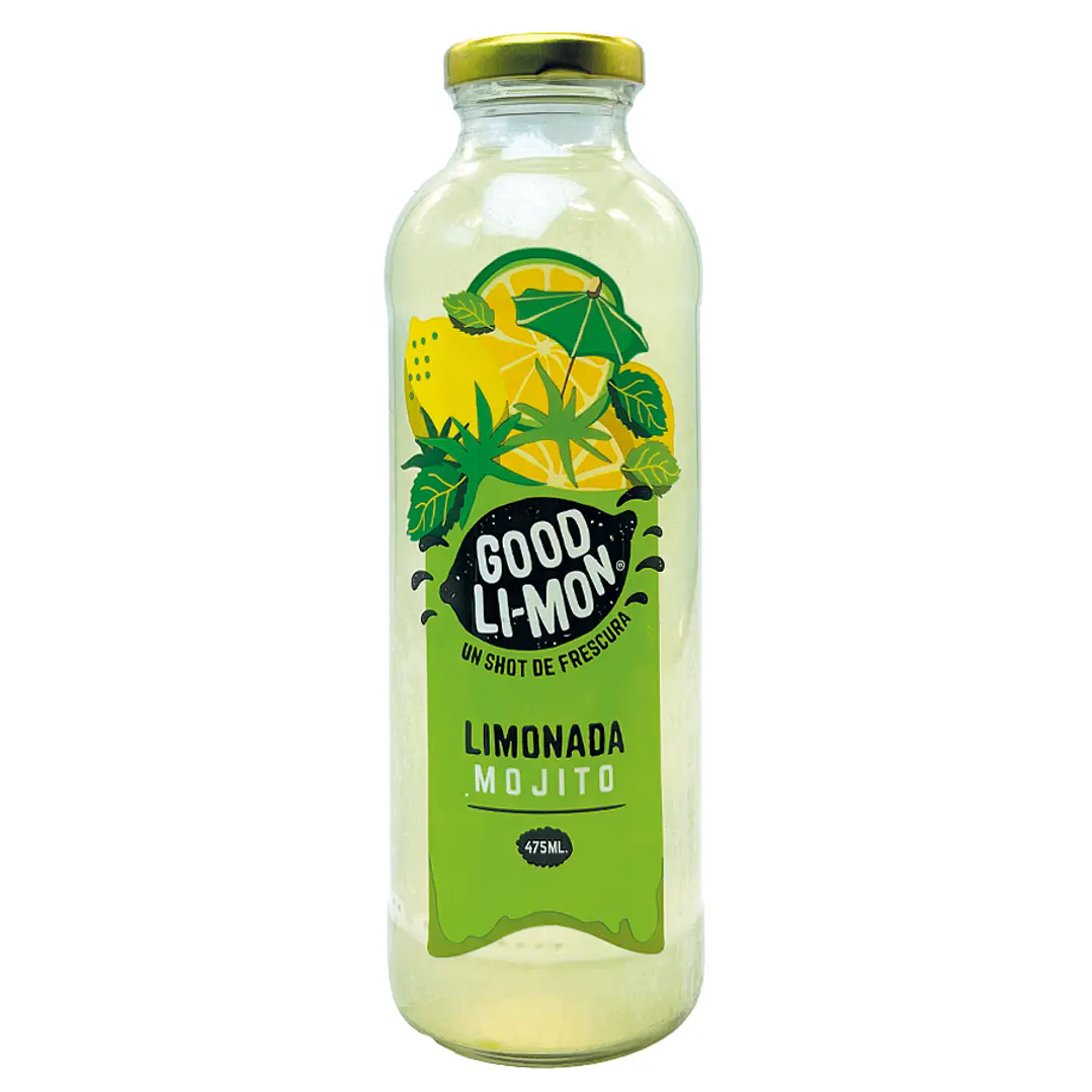 12 botellas de Good Limon mojito 475ml 1