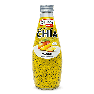 DISPLAY DE AGUA DE CHIA SABOR MANGO 6 UND 290ML