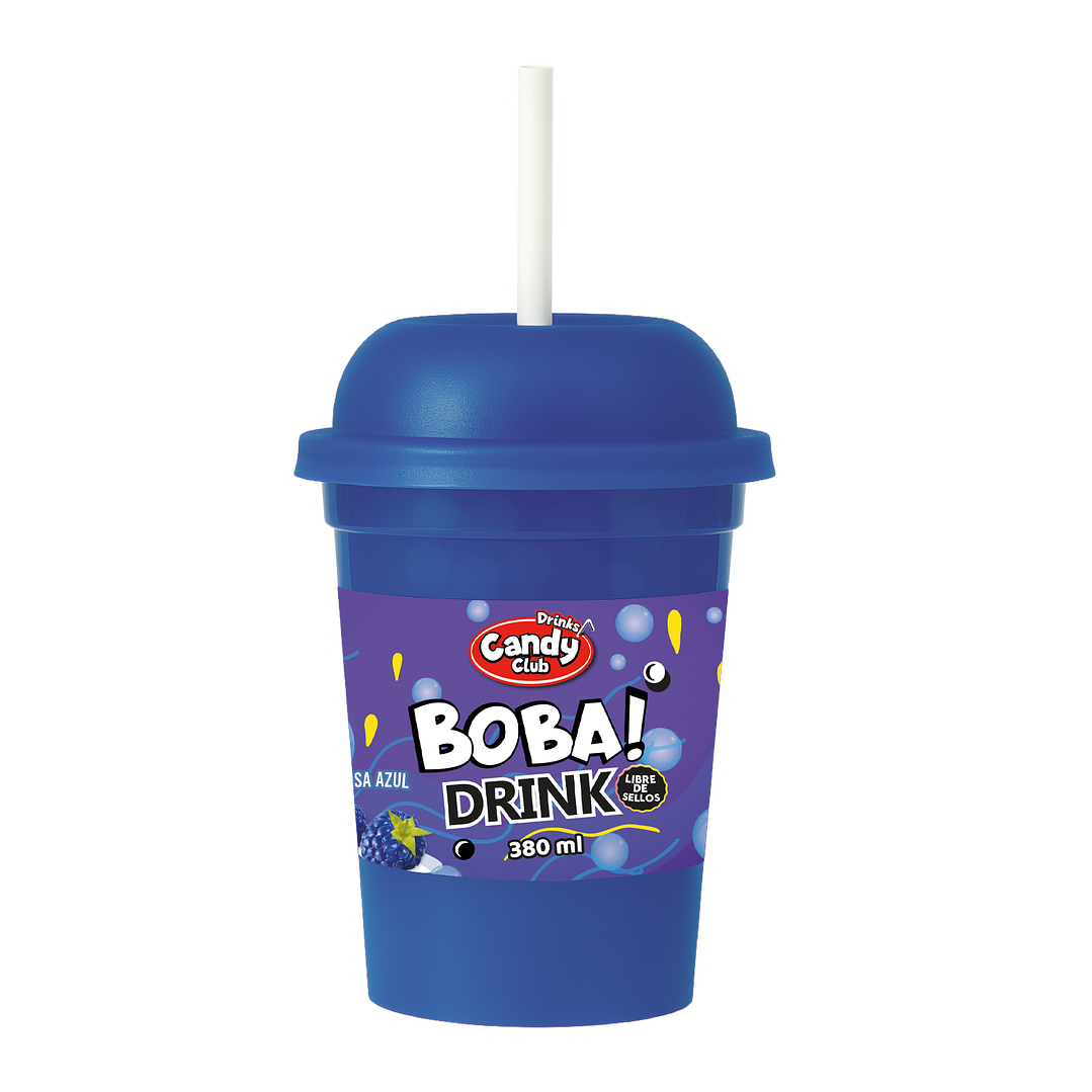 BOBA DRINK SABOR FRAMBUESA 24 UNIDADES 1