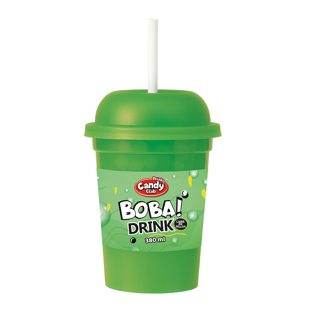 BOBA DRINK SABOR MANZANA 24 UNIDADES 1
