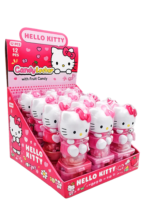 ALCANCIA PLASTICA CANDY LOCKER HELLO KITTY