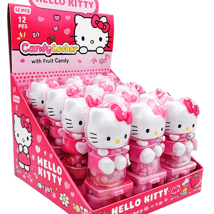 ALCANCIA PLASTICA CANDY LOCKER HELLO KITTY 1