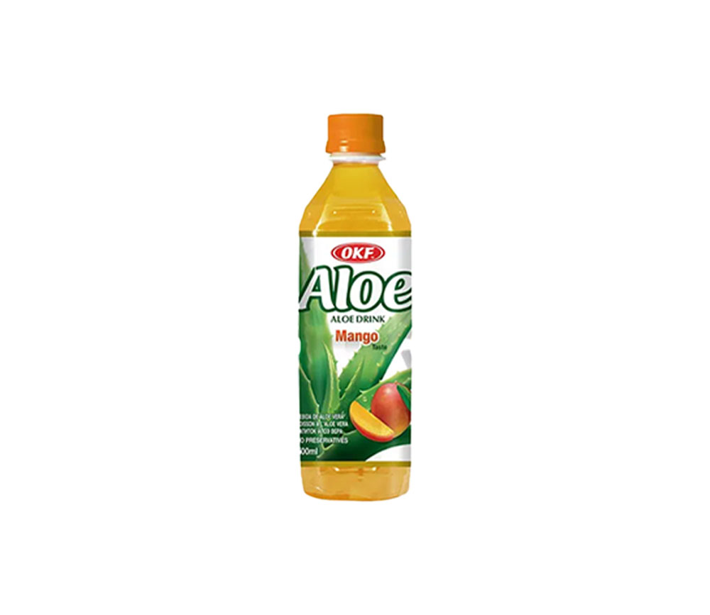 20 botellas de Aloe vera drink mango 500ml OKF 1