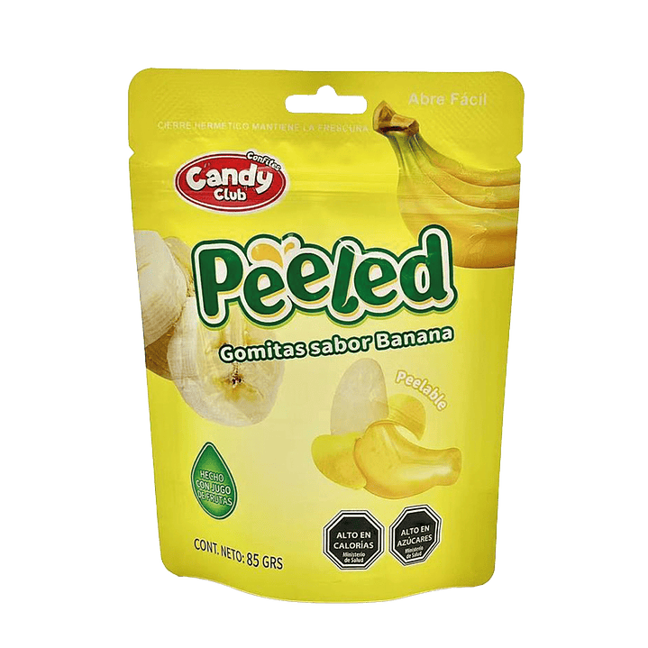 PEELED - GOMITAS PELABLES BANANA 1