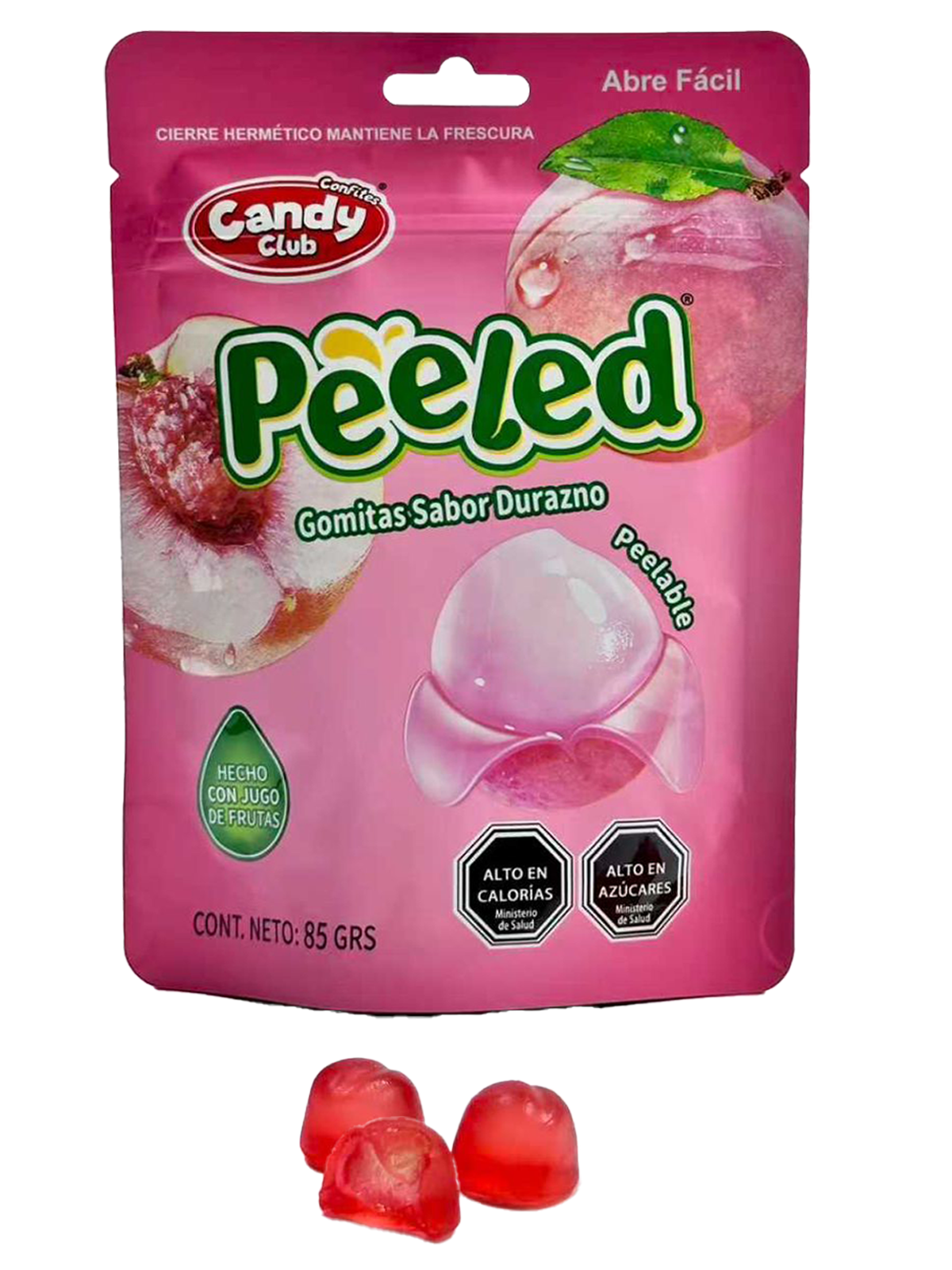 PEELED - Gomitas Pelables Durazno 2
