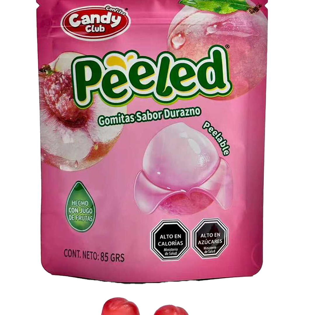 PEELED - GOMITAS PELABLES DURAZNO 2