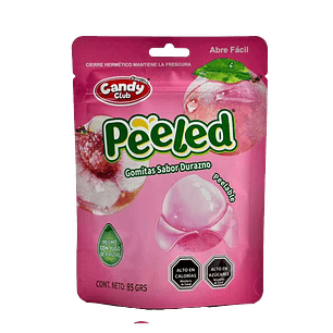 PEELED - GOMITAS PELABLES DURAZNO