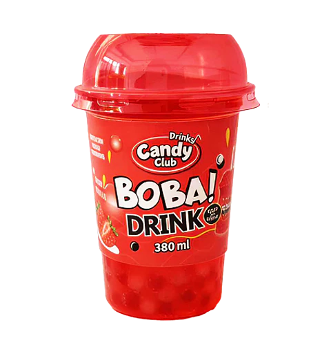 BOBA DRINK SABOR FRUTILLA 24 UNIDADES