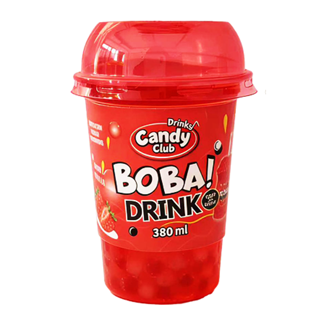 BOBA DRINK SABOR FRUTILLA 24 UNIDADES 1