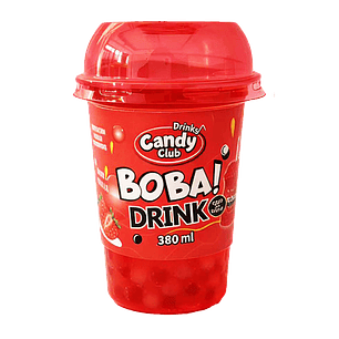 BOBA DRINK SABOR FRUTILLA 24 UNIDADES