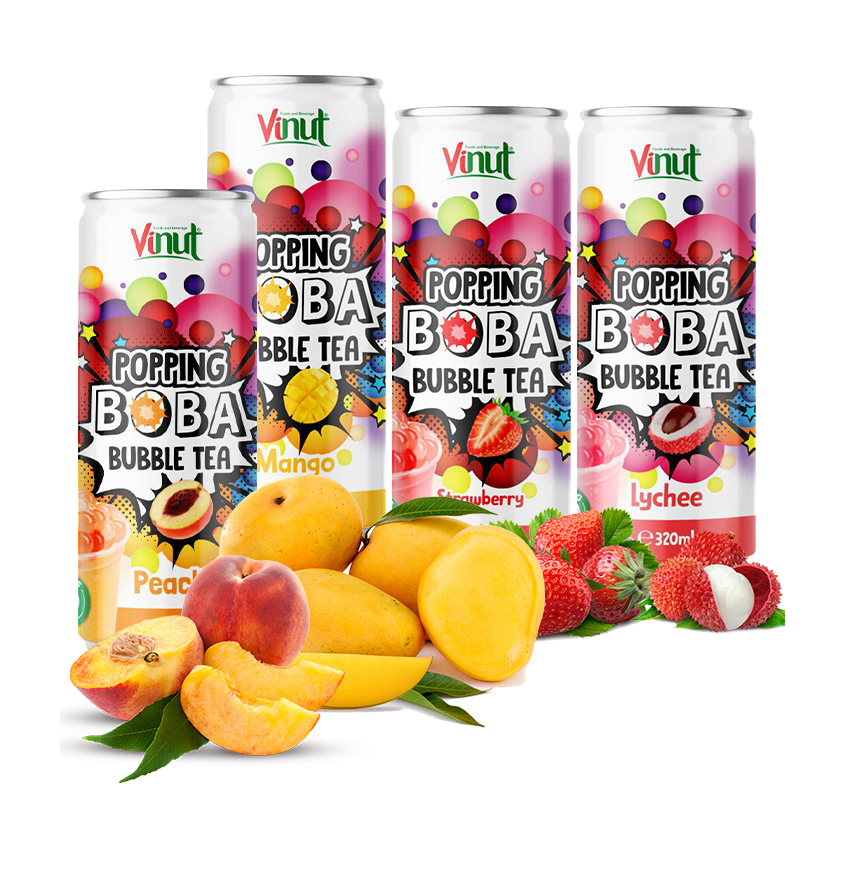 Caja surtida de popping boba vinut de 24 und 1