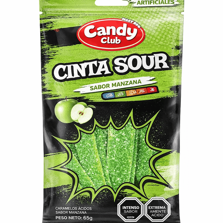 Cinta Manzana Sour display 12 unidades 2