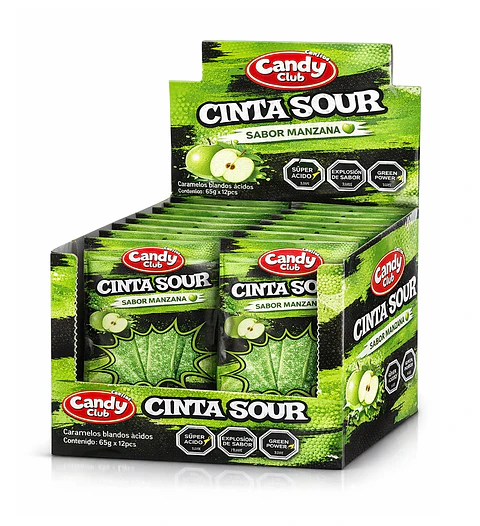 Cinta Manzana Sour display 12 unidades