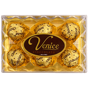 Corazón de chocolate  Venice 6 unidades