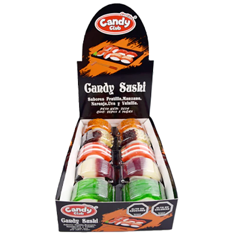 Candy sushi display 20und