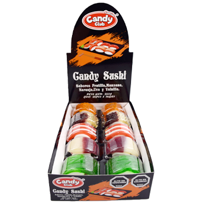 Candy sushi display 20 und 1