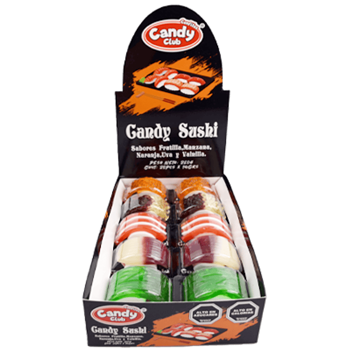 Candy sushi display 20und 1